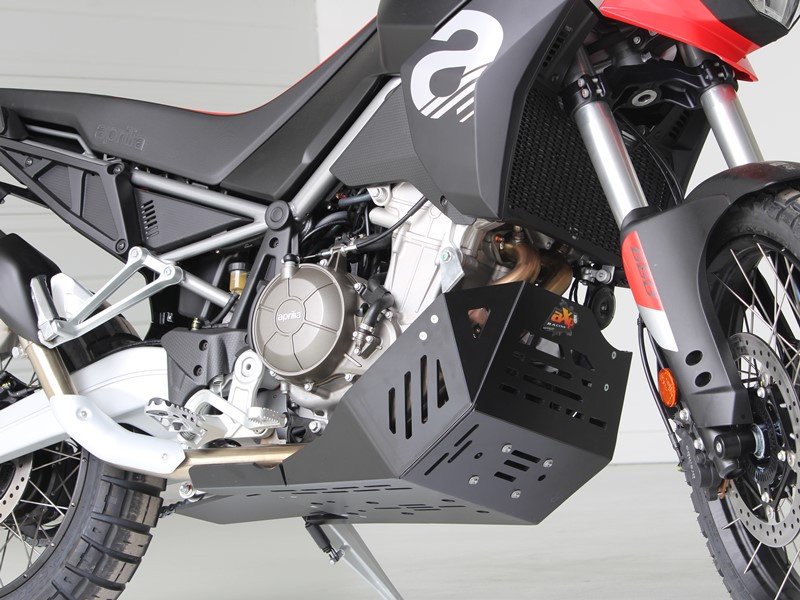 AXP Skid Plate Aprilia Tuareg 660 with linkage guard ( 2020 - 2023 ) - Black