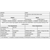 Touratech Vervangingsveren Hoogteverlagingsset 20 mm - BMW R1250GS Adventure 2018-2022 "Originele schokbrekers met BMW Dynamic ESA" 2018 - 2021