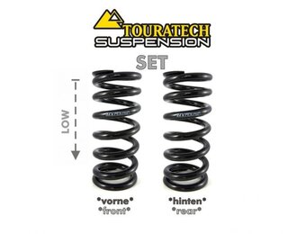 Touratech springs 'Height lowering set' 20 mm - BMW R1250GS 2018 - 2022
