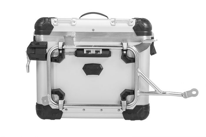 Touratech kofferset ZEGA Evo  - BMW R1250GS/ R1250GS Adventure/ R1200GS (LC)/ R1200GS Adventure (LC) ZEGA Evo aluminium pannier system "And-S" 38/45 litres with stainless steel rack for BMW R1250GS/ R1250GS Adventure/ R1200GS (LC)/ R1200GS Adventure (LC)