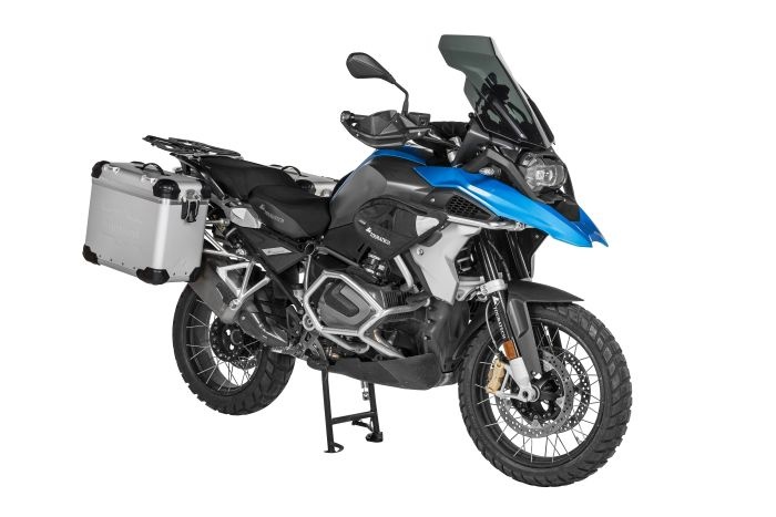 Touratech kofferset ZEGA Evo  - BMW R1250GS/ R1250GS Adventure/ R1200GS (LC)/ R1200GS Adventure (LC) ZEGA Evo aluminium pannier system "And-S" 38/45 litres with stainless steel rack for BMW R1250GS/ R1250GS Adventure/ R1200GS (LC)/ R1200GS Adventure (LC)