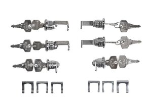 Touratech ZEGA Evo lock set 2 cases