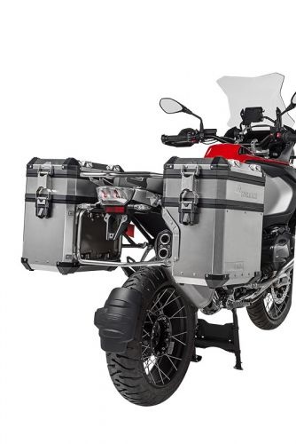 Touratech kofferuitbreiding 'Volume booster' - BMW originele kofferset aluminium