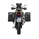 Touratech Zega Evo Aluminium koffersysteem BMW F850GS/ F850GS Adventure/ F750GS ZEGA Evo aluminium koffersysteem, "And-S" 31/38 liter met RVS bagagedrager - BMW F850GS/ F850GS Adventure/ F750GS