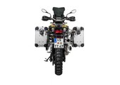 Touratech Zega Evo Aluminium koffersysteem BMW F850GS/ F850GS Adventure/ F750GS ZEGA Evo aluminium koffersysteem, "And-S" 31/38 liter met RVS bagagedrager - BMW F850GS/ F850GS Adventure/ F750GS