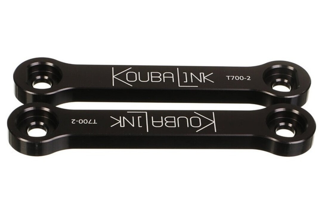 KOUBALINK Verlagingsset (25,4 mm) Zwart - Yamaha Tenere 700
