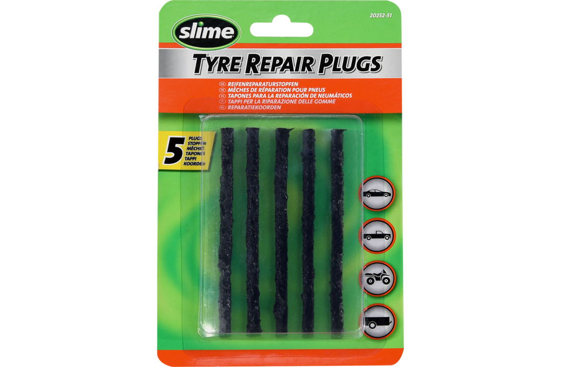 Slime - Tire Repair Plug - 5 pack