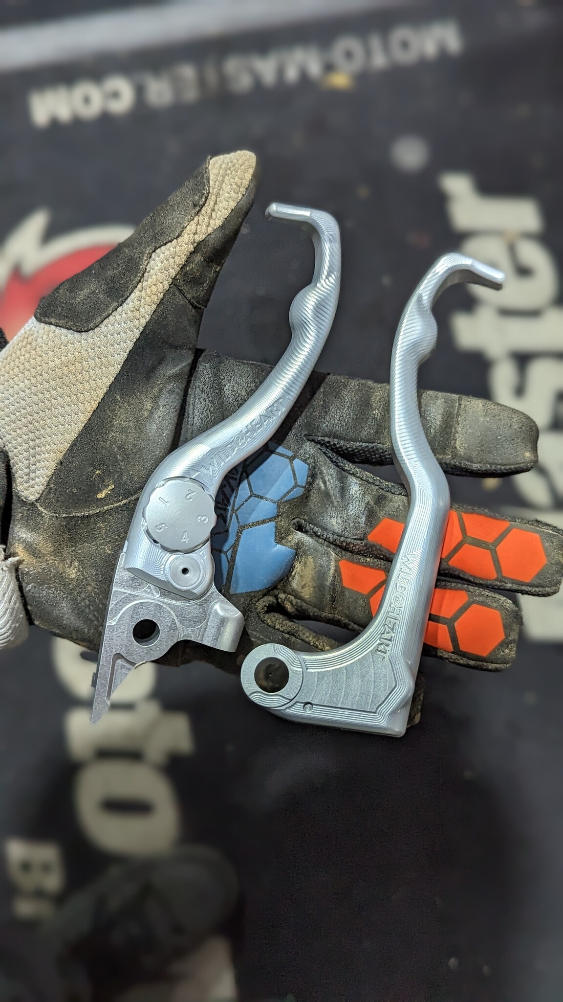 Wild@Heart 2-Finger - Shorty Clutch- & Brake lever - KTM 950 / 990 Adventure R / S ALL YEARS