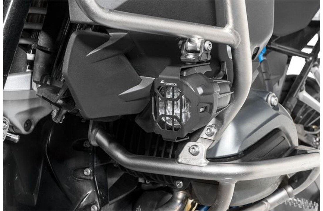 Touratech Headlight protector for original BMW LED "Nano" headlight, Set, black (08/2017-) *OFFROAD USE ONLY*