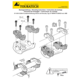 Touratech Offset handlebar riser 35 mm - BMW R1300GS(A)