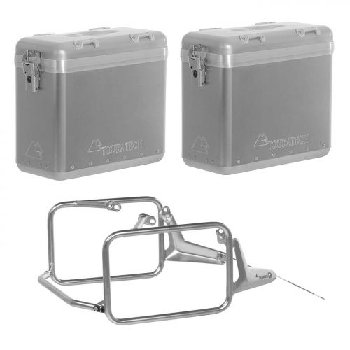 Touratech ZEGA Mundo aluminium pannier system 31/31L, 38/38L, 45/45L for BMW R 1300 GS