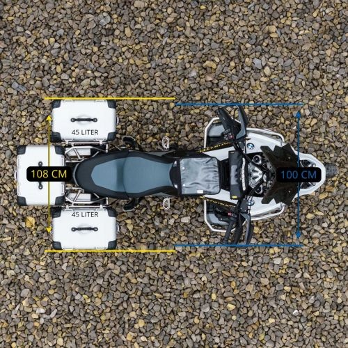 Touratech ZEGA Evo aluminium koffersysteem voor BMW R 1300 GS