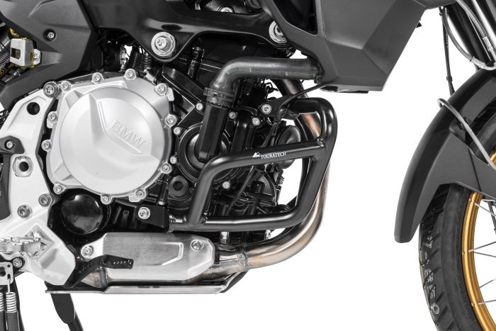 Touratech Engine crash bar Grey or Black stainless steel for BMW F900GS/ F850GS/ F750GS