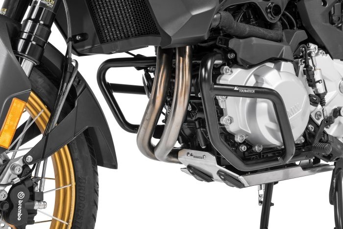 Touratech Grijze o Zwart Motorvalbeugel RVS voor BMW F900GS/ F850GS/ F750GS