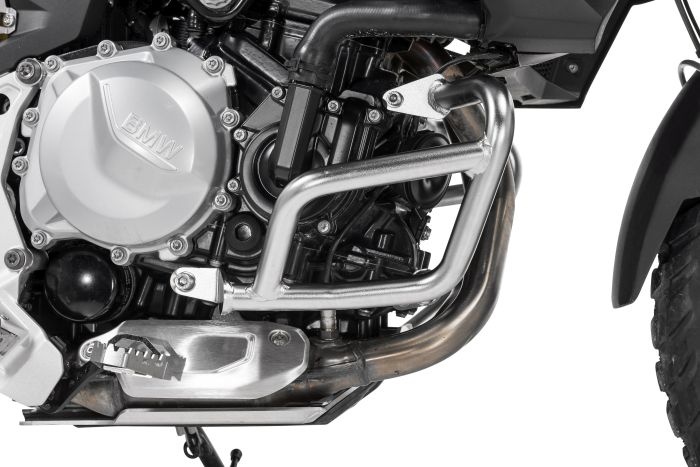 Touratech Grijze o Zwart Motorvalbeugel RVS voor BMW F900GS/ F850GS/ F750GS