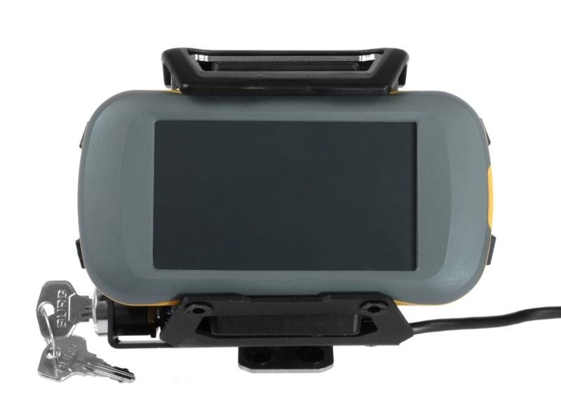 Touratech Garmin Montana/ BMW Navigator Adventure handlebar mounting *lockable* *anodised black aluminium*