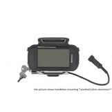 Touratech Garmin Montana/ BMW Navigator Adventure stuurbevestiging *afsluitbaar* *geanodiseerd zwart aluminium*