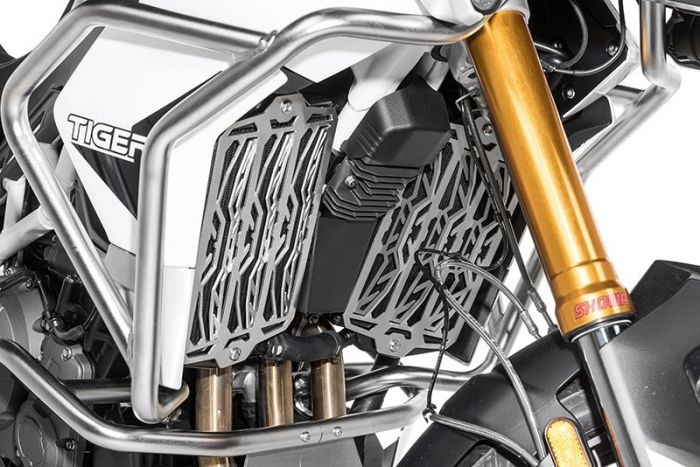 Touratech Radiator protector black for Triumph Tiger 900