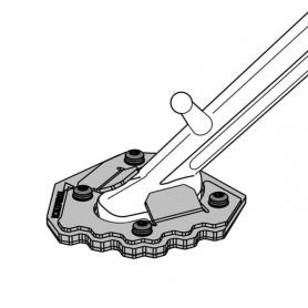 Touratech Side stand base extension for Triumph Tiger 900 (Side stand part no. 2086415)