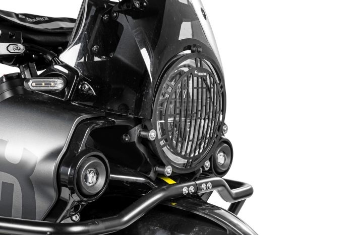 Touratech Headlamp guard with quick release fastener for Husqvarna Norden 901 *OFFROAD USE ONLY*