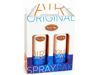 TWIN AIR 159007 Liquid Power Spray + Dirt Remover Pack - 2x500ml