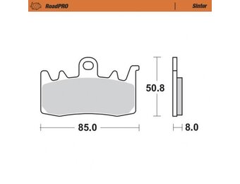 Moto-Master Remblok Sinter - Vooraan (408001)