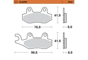 Moto-Master Brakepad Sinter - Rear (410501)