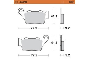 Moto-Master Brakepad Sinter - Rear (403402)