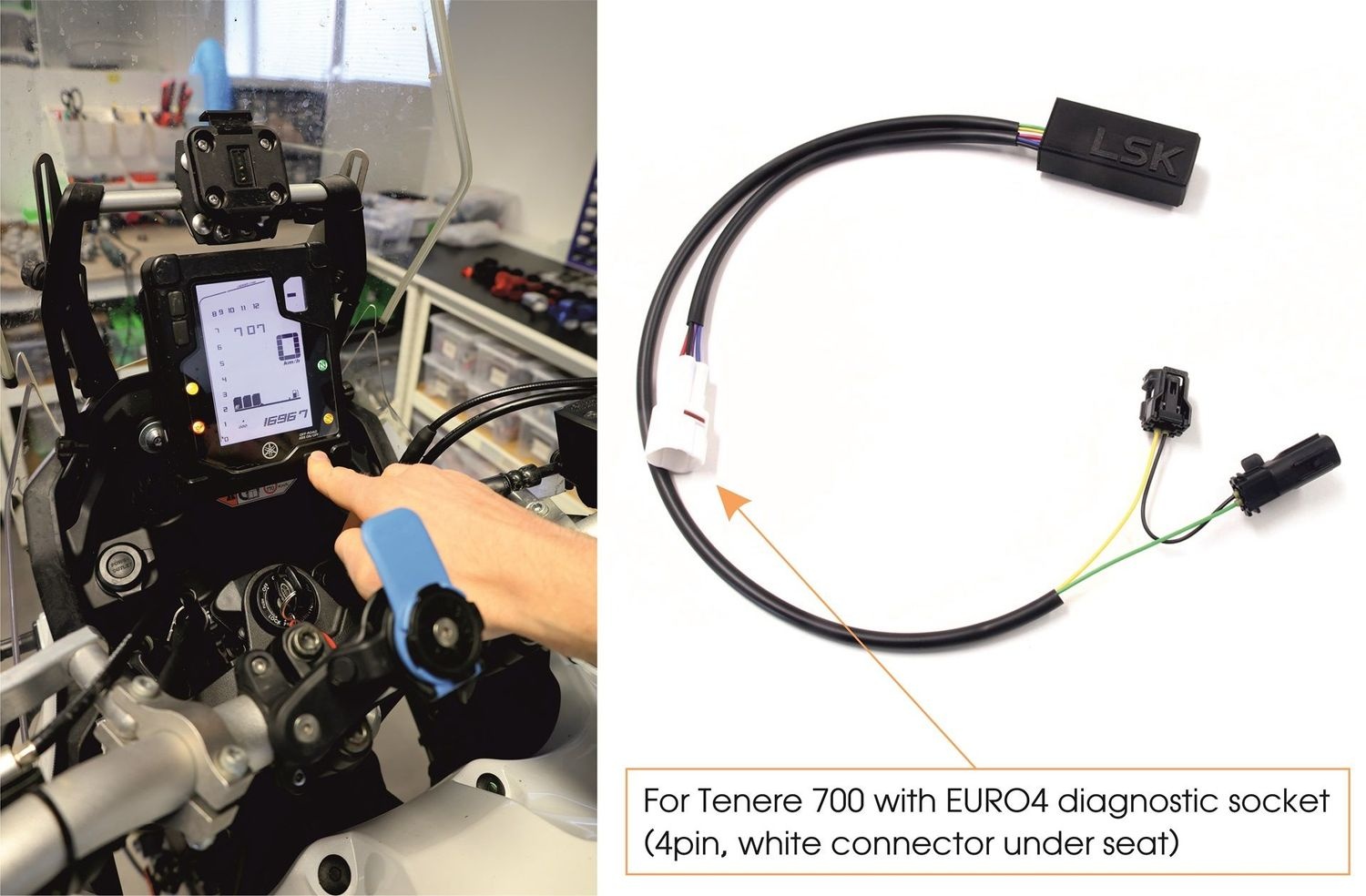 LSK Electronics - ABS Off road Dongle - Yamaha Tenere 700 (Euro 4)