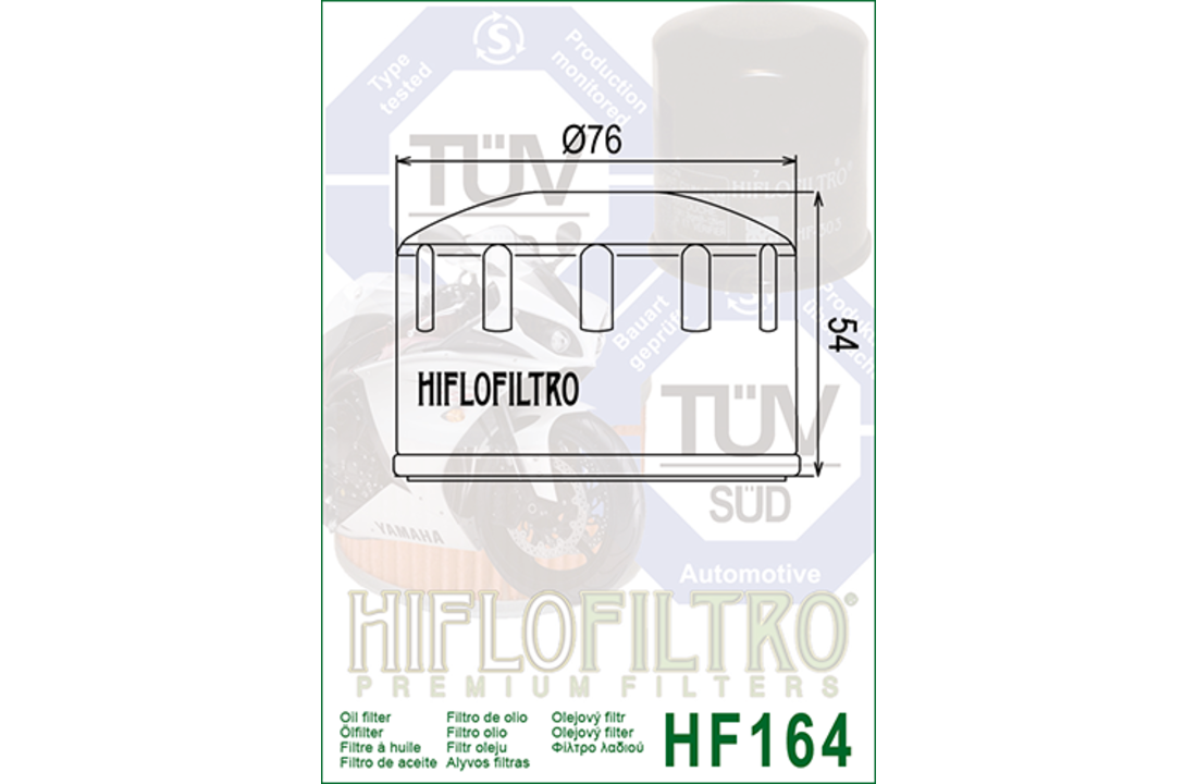 HifloFiltro Oil filter (HF164)