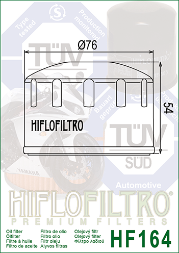 HifloFiltro Oil filter (HF164)