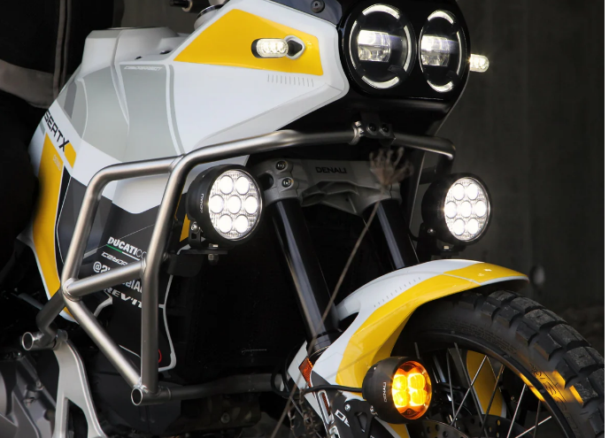 DENALI Light Mount - OEM Crashbar Adapter - Ducati DesertX