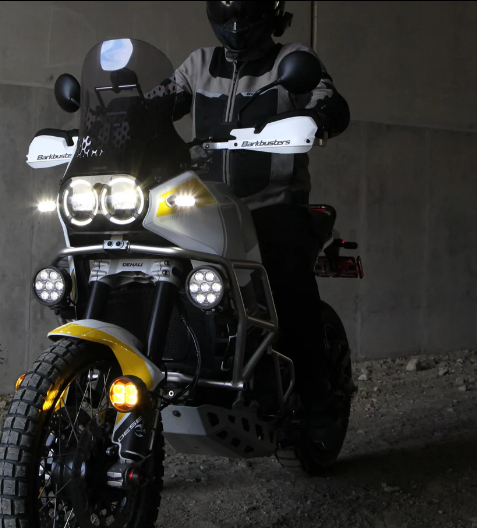 DENALI Rijlicht Houder - OEM Crashbar Adapter - Ducati DesertX