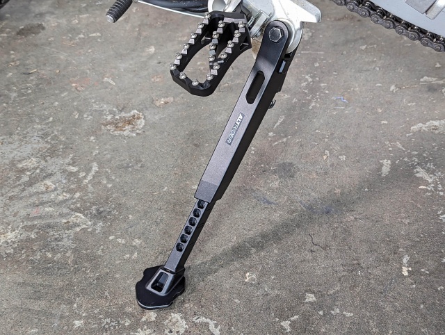 AltRider Adjustable Alu Side Stand - Aprilia Tuareg 660