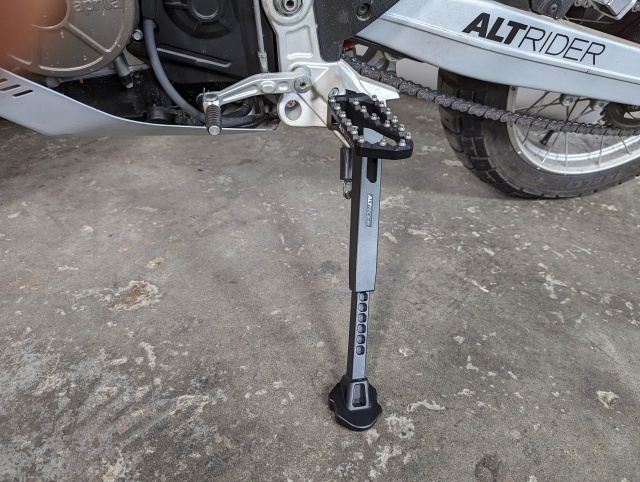 AltRider Adjustable Alu Side Stand - Aprilia Tuareg 660