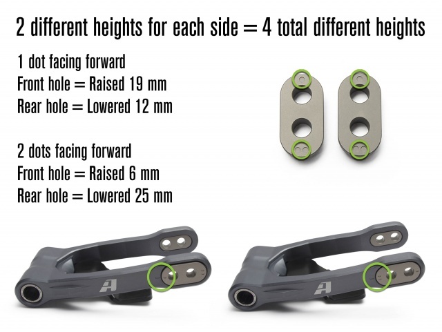 AltRider Ophangingsverbinding - Honda CRF1000L and CRF1100L Africa Twin/ ADV Sports