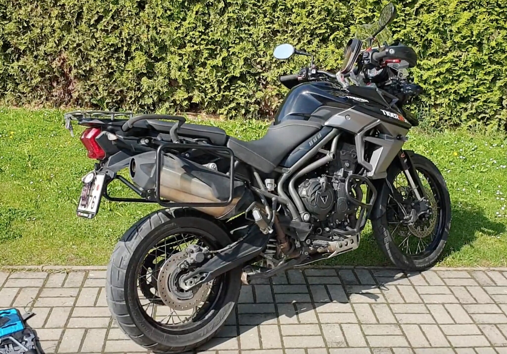 Outback Motortek Pannier Racks - Triumph Tiger 800