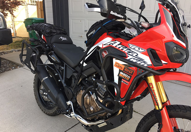 Outback Motortek Upper crashbars - Honda CRF1000L Africa Twin - WHITE