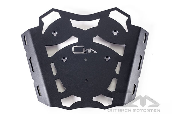 Outback Motortek Rear Luggage Rack - Honda CRF1000L Africa Twin - SILVER