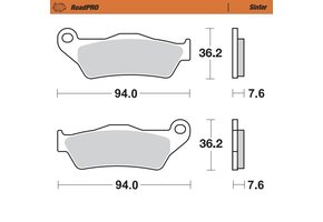 Moto-Master Brakepad Sinter - Rear (403202)