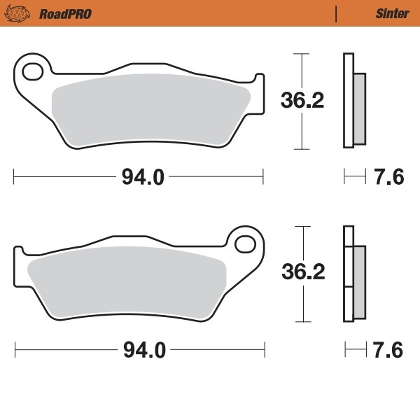 Moto-Master Brakepad Sinter - Front (403201)