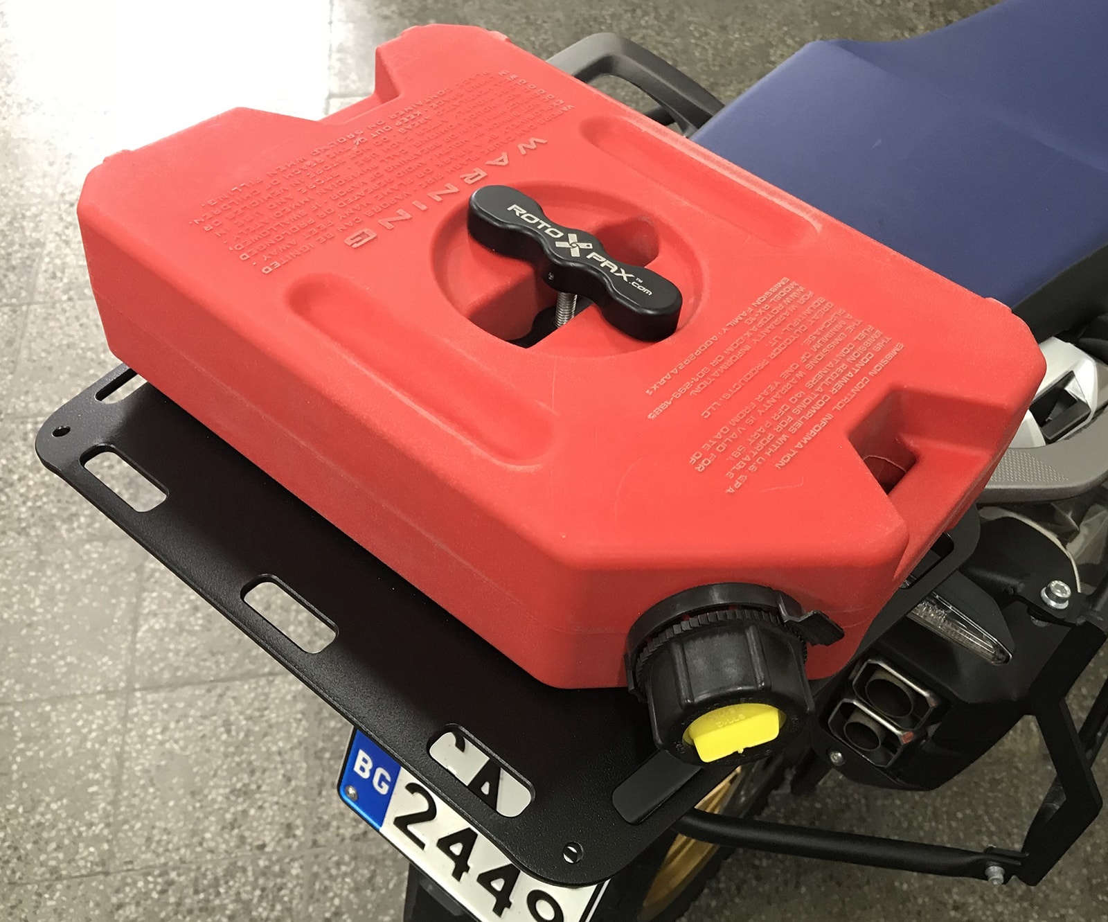 BUMOT Soft Luggage montageplaat - Tenere 700