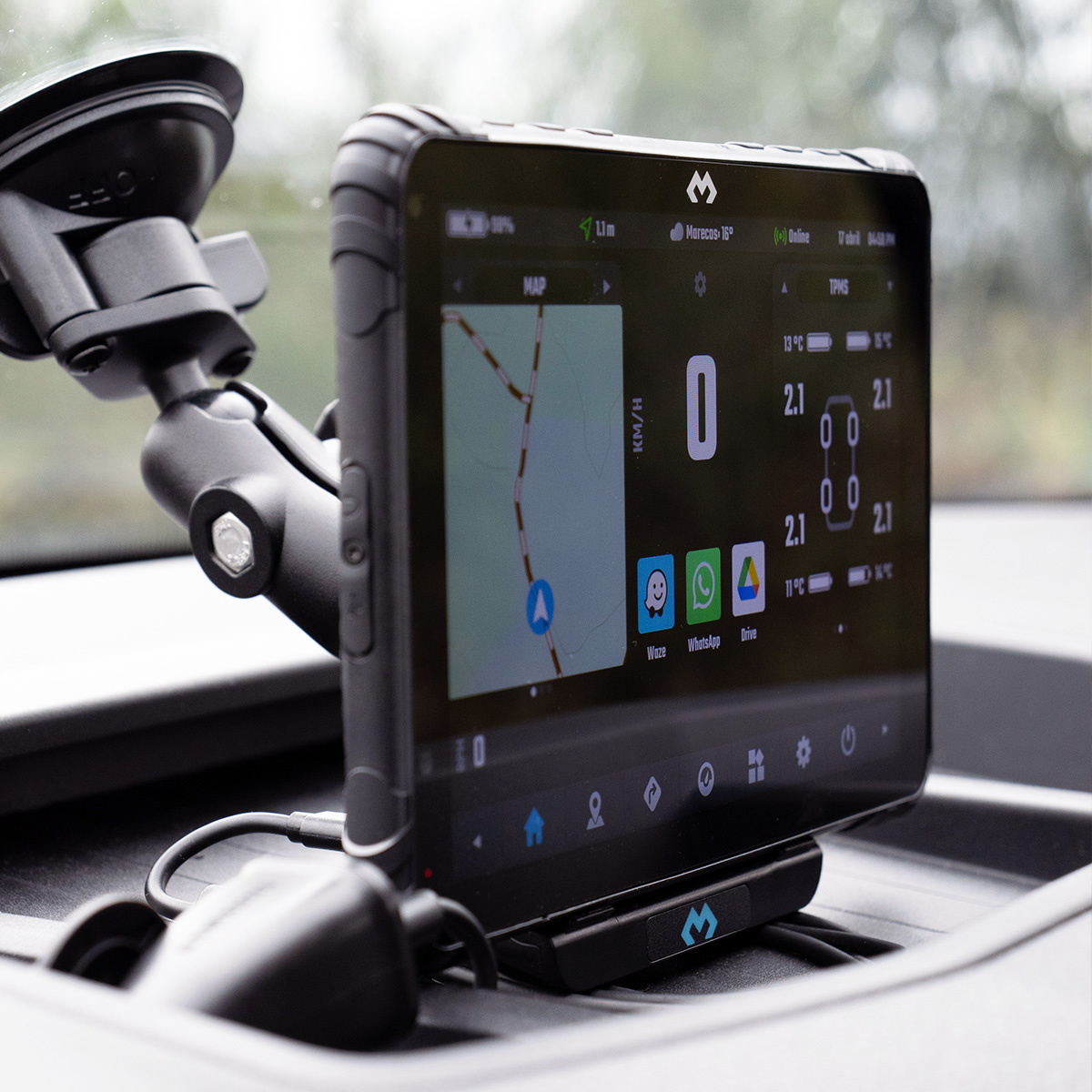 Thork Racing - Autohouder voor DMD-T865 Navigatie Tablet