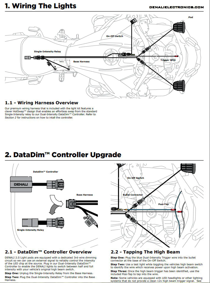 DENALI 2.0 DataDim Dual Intensity Controller for DRL