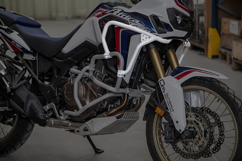 Outback Motortek Upper crashbars - Honda CRF1000L Africa Twin - WHITE