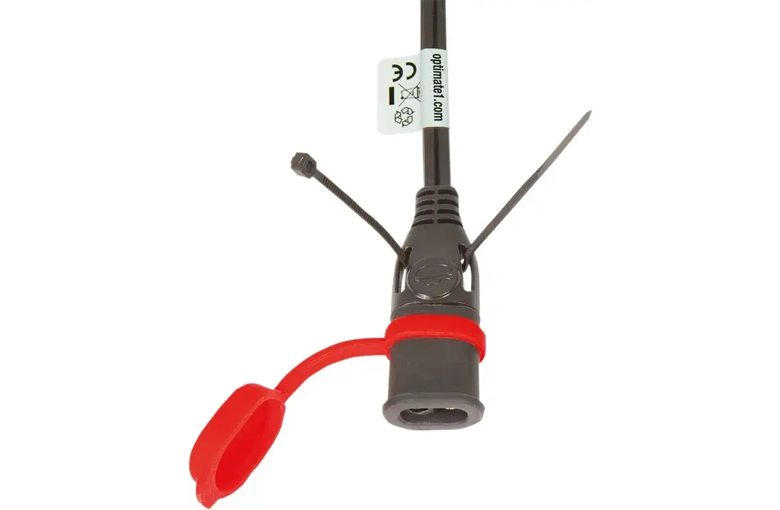 Optimate - O01 Weatherproof battery lead for permanent battery connection