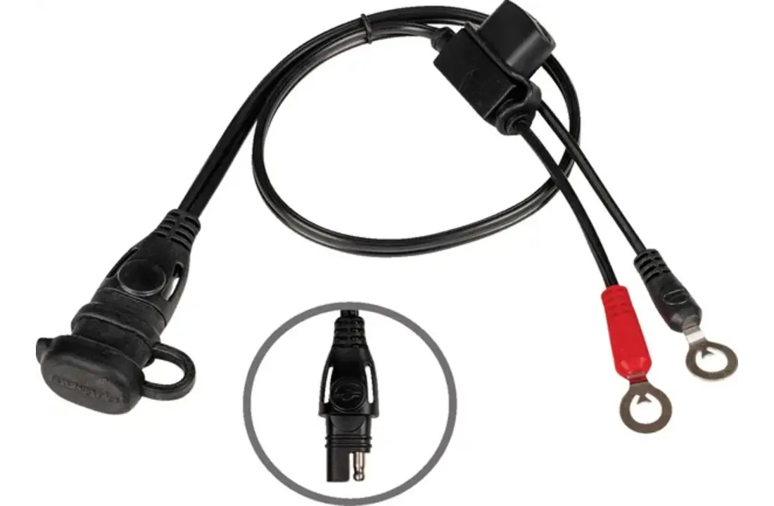 Optimate - O01 Weatherproof battery lead for permanent battery connection