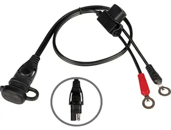 Optimate - O01 Weerbestendige accukabel voor permanente accuaansluiting