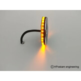 HPoskam BMW LED emblem indicator lights 56 mm (set) - R1300GS (23+)