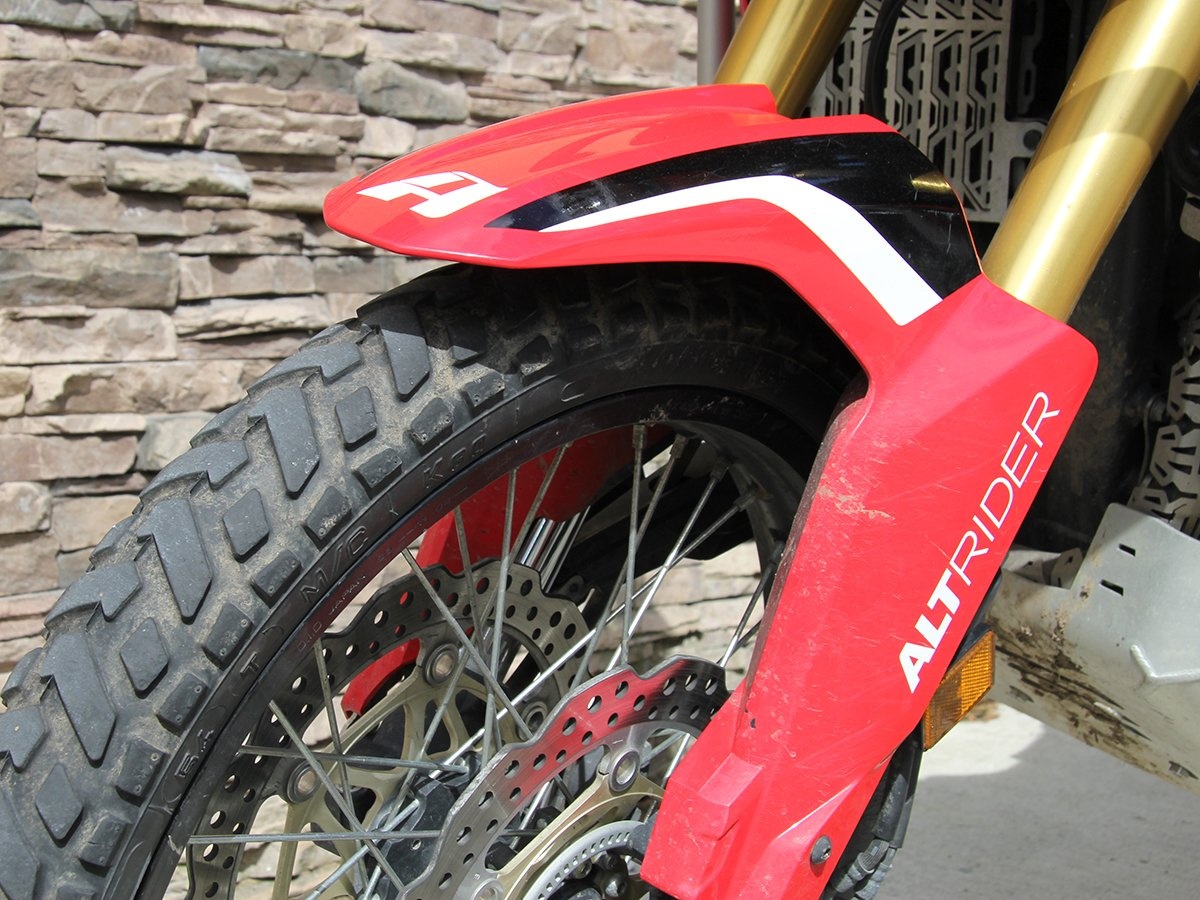 AltRider Fender Riser kit - Honda CRF1000L (SILVER)